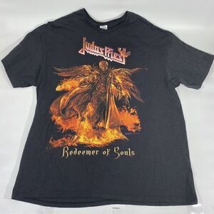 JUDAS PRIEST REDEEMER OF SOULS TOUR 2014 T SHIRT BLACK XL